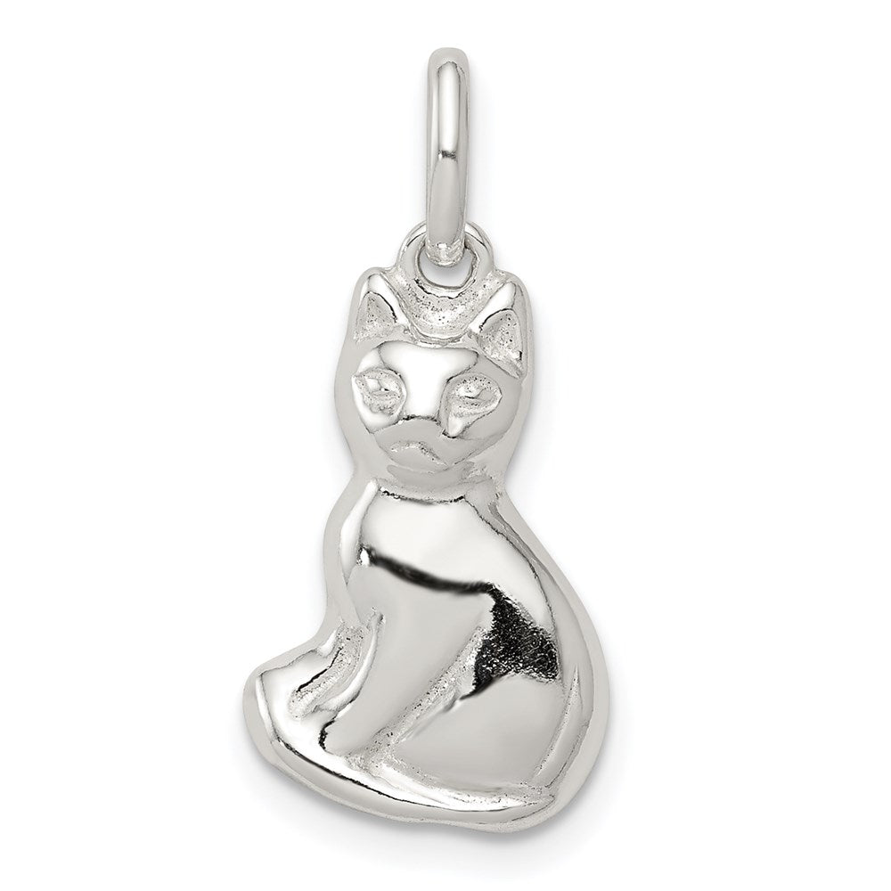 Sterlingsilber Katze Charm