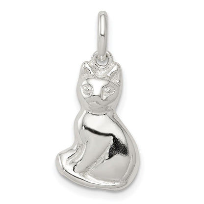 Sterlingsilber Katze Charm