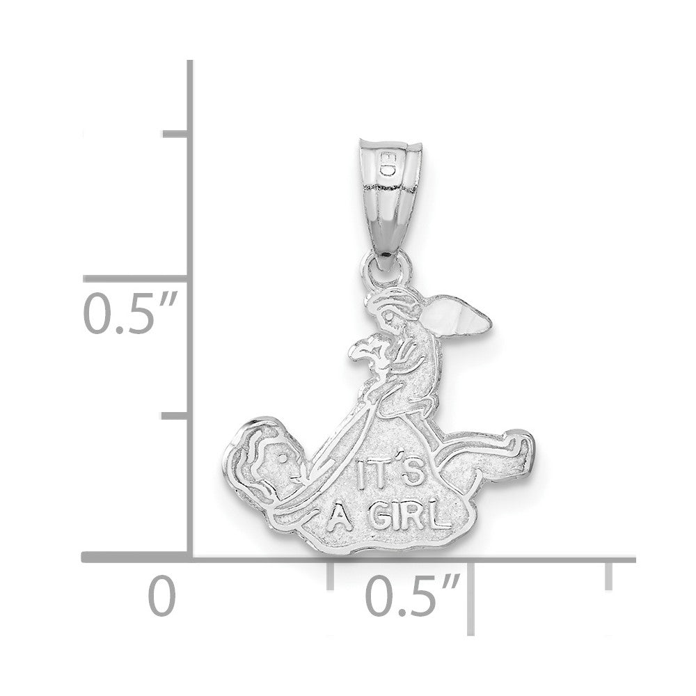 Sterlingsilber It A Mädchen Charm