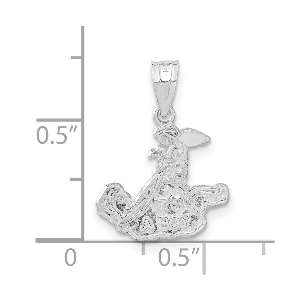 Sterlingsilber It A Junge Charm
