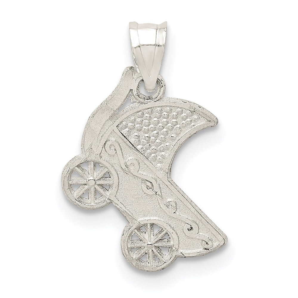 Sterlingsilber Baby Buggy Charm