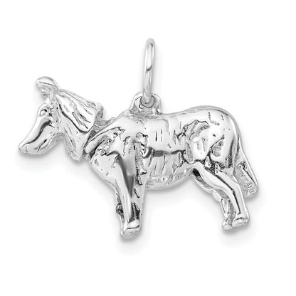 Sterlingsilber 3-d Poliert Collie Hund Charm