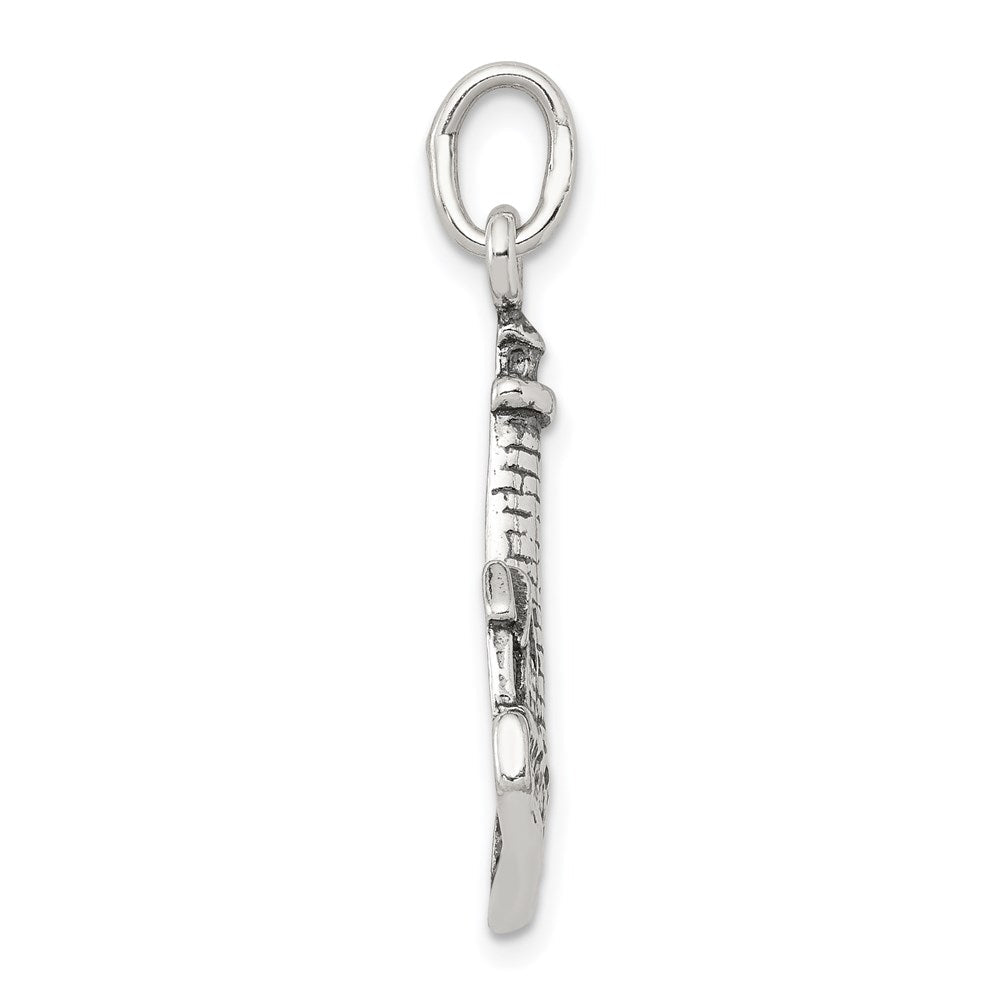 Sterlingsilber Antikisiert Leuchtturm Charm
