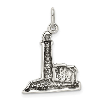 Sterlingsilber Antikisiert Leuchtturm Charm