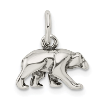 Sterlingsilber Bär Charm