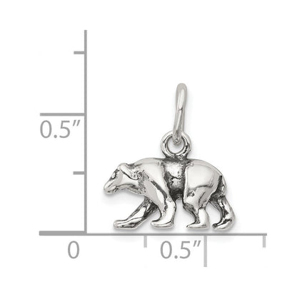 Sterlingsilber Bär Charm
