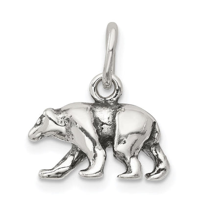 Sterlingsilber Bär Charm