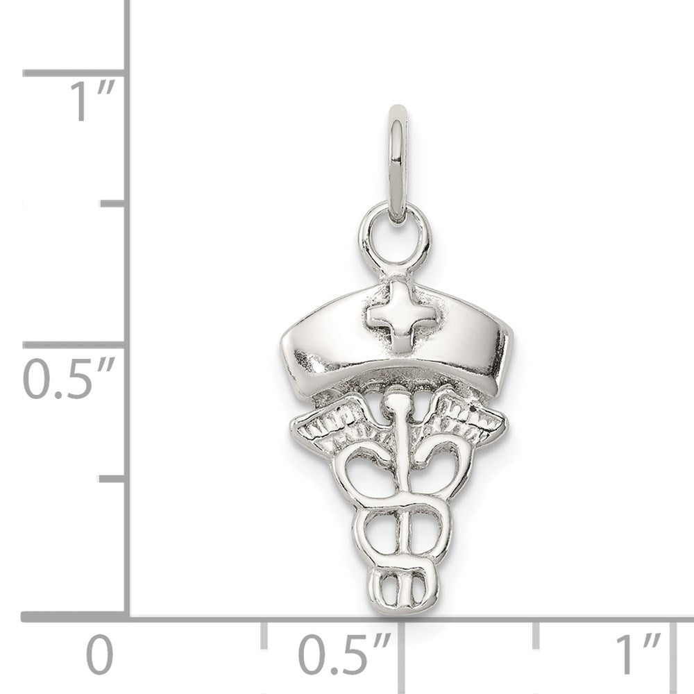 Sterlingsilber Krankenschwester Symbol Charm