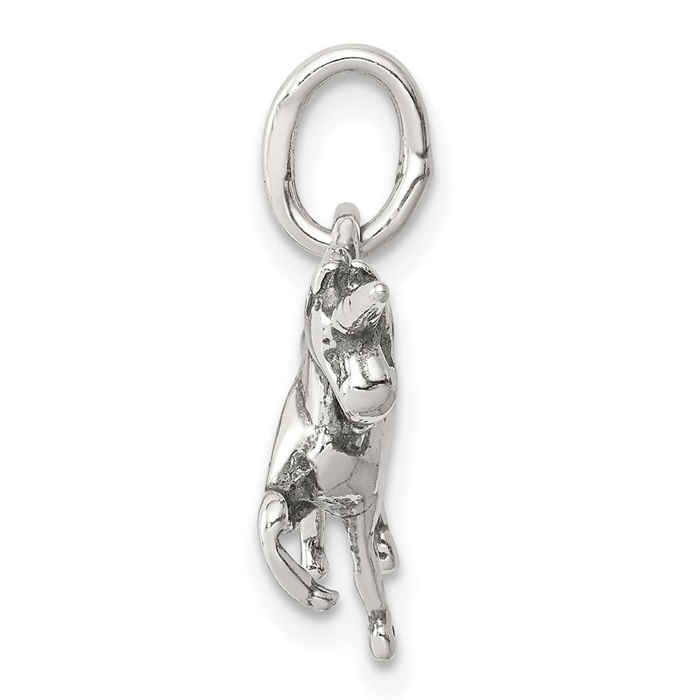 Sterlingsilber Antikisiert Einhorn Charm