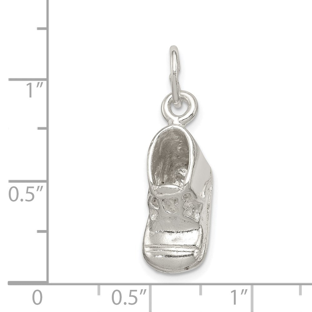 Sterlingsilber Baby Schuh Charm