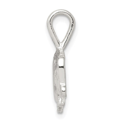 Sterlingsilber Mädchen Kopf Charm