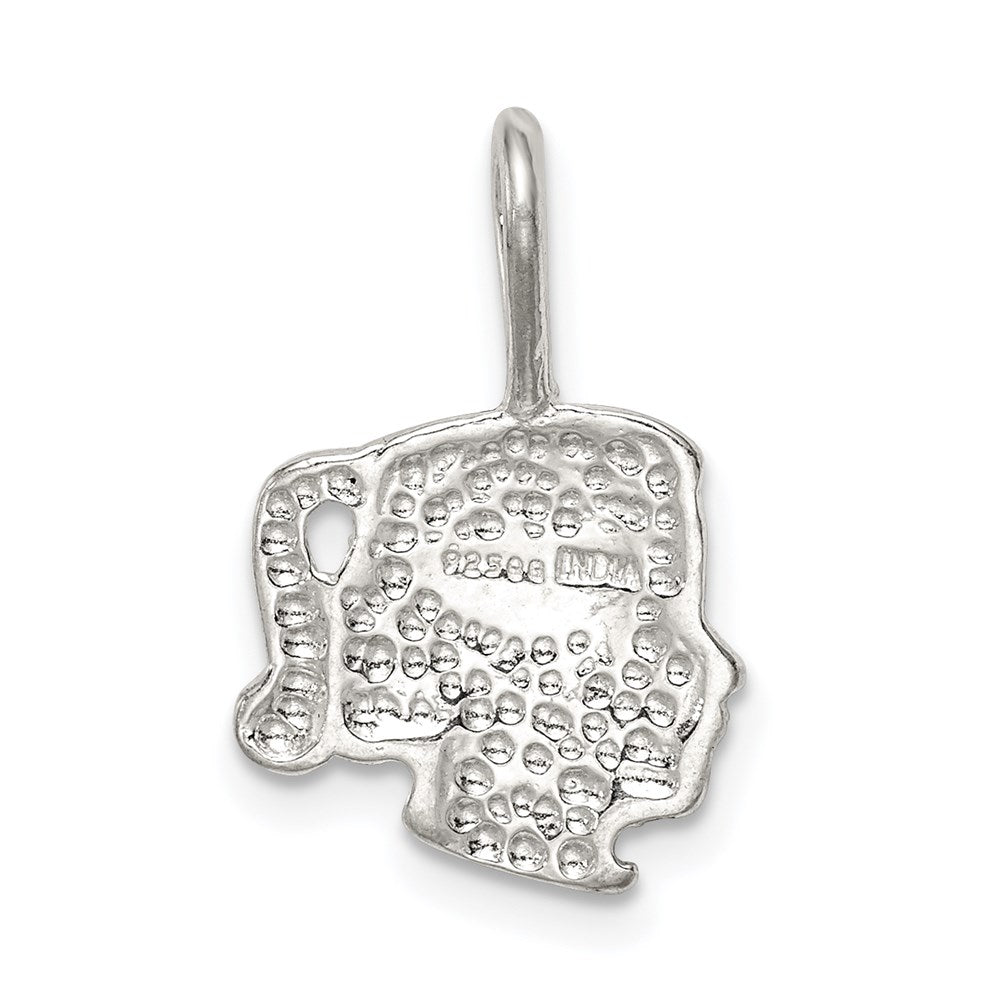Sterlingsilber Mädchen Kopf Charm