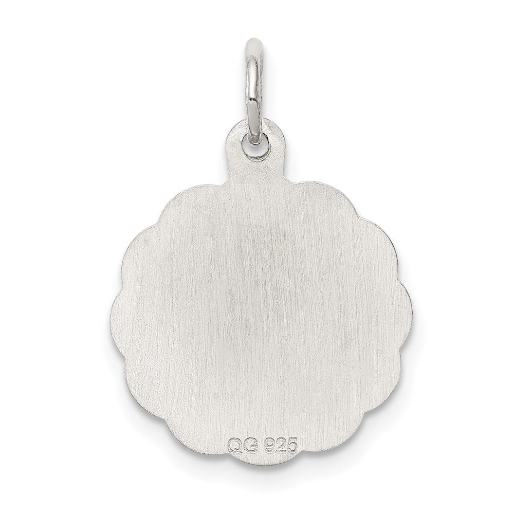 Sterlingsilber Rhodiniert To My Maid Of Honor Plättchen Charm