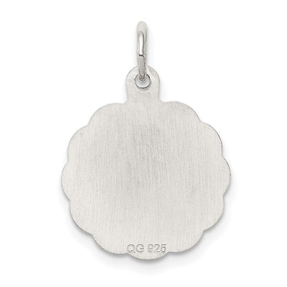 Sterlingsilber Rhodiniert To My Maid Of Honor Plättchen Charm