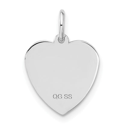Sterlingsilber To My Bridesmaid Herz Plättchen Charm