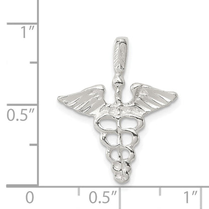 Sterlingsilber Caduceus Charm