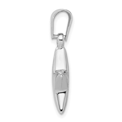 Sterlingsilber Rhodiniert Stern Charm