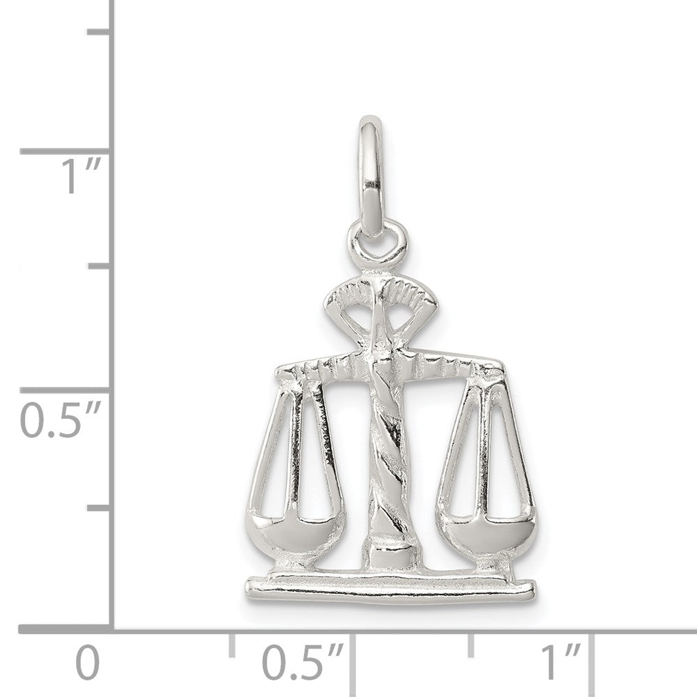 Sterlingsilber Scales Of Justice Charm