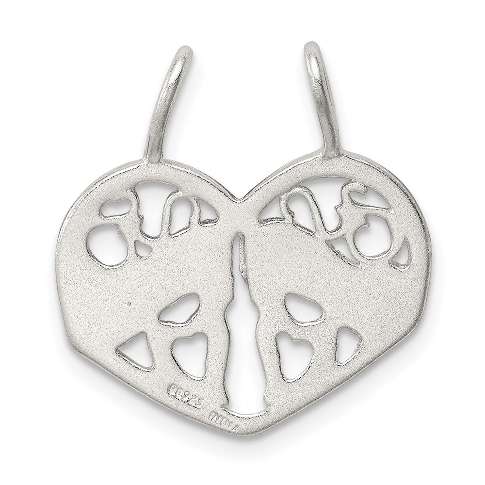 Sterlingsilber Mutter Tochter 2-piece Break Apart Charm
