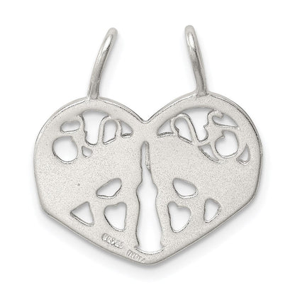 Sterlingsilber Mutter Tochter 2-piece Break Apart Charm