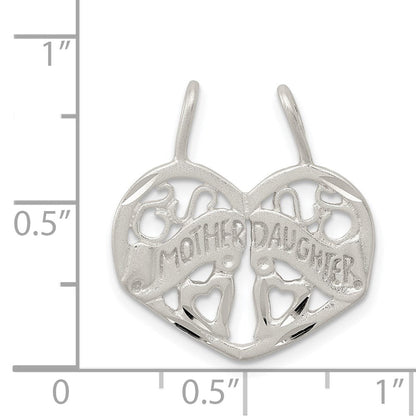 Sterlingsilber Mutter Tochter 2-piece Break Apart Charm