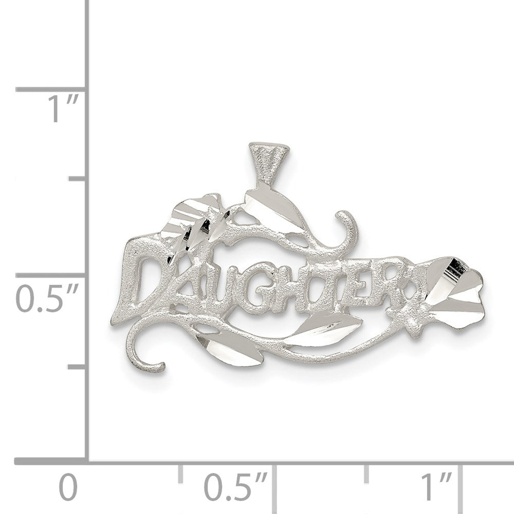 Sterlingsilber Tochter Charm