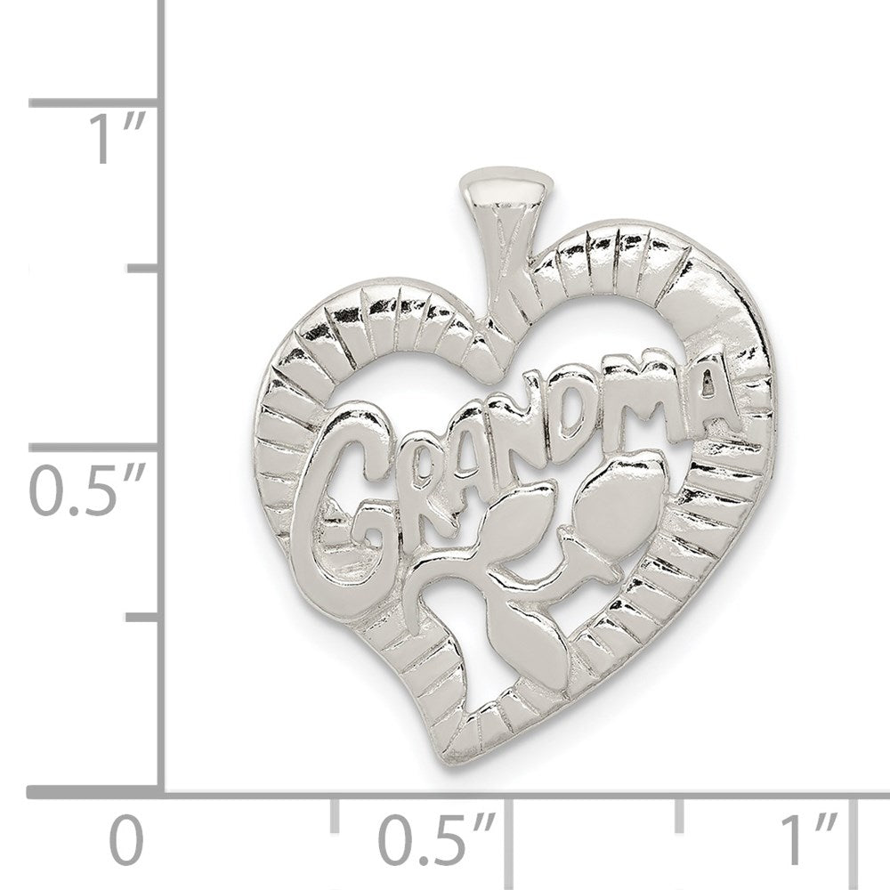 Sterlingsilber Oma Charm