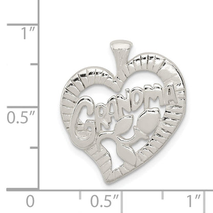 Sterlingsilber Oma Charm