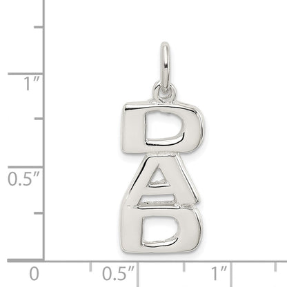 Sterlingsilber Dad Charm