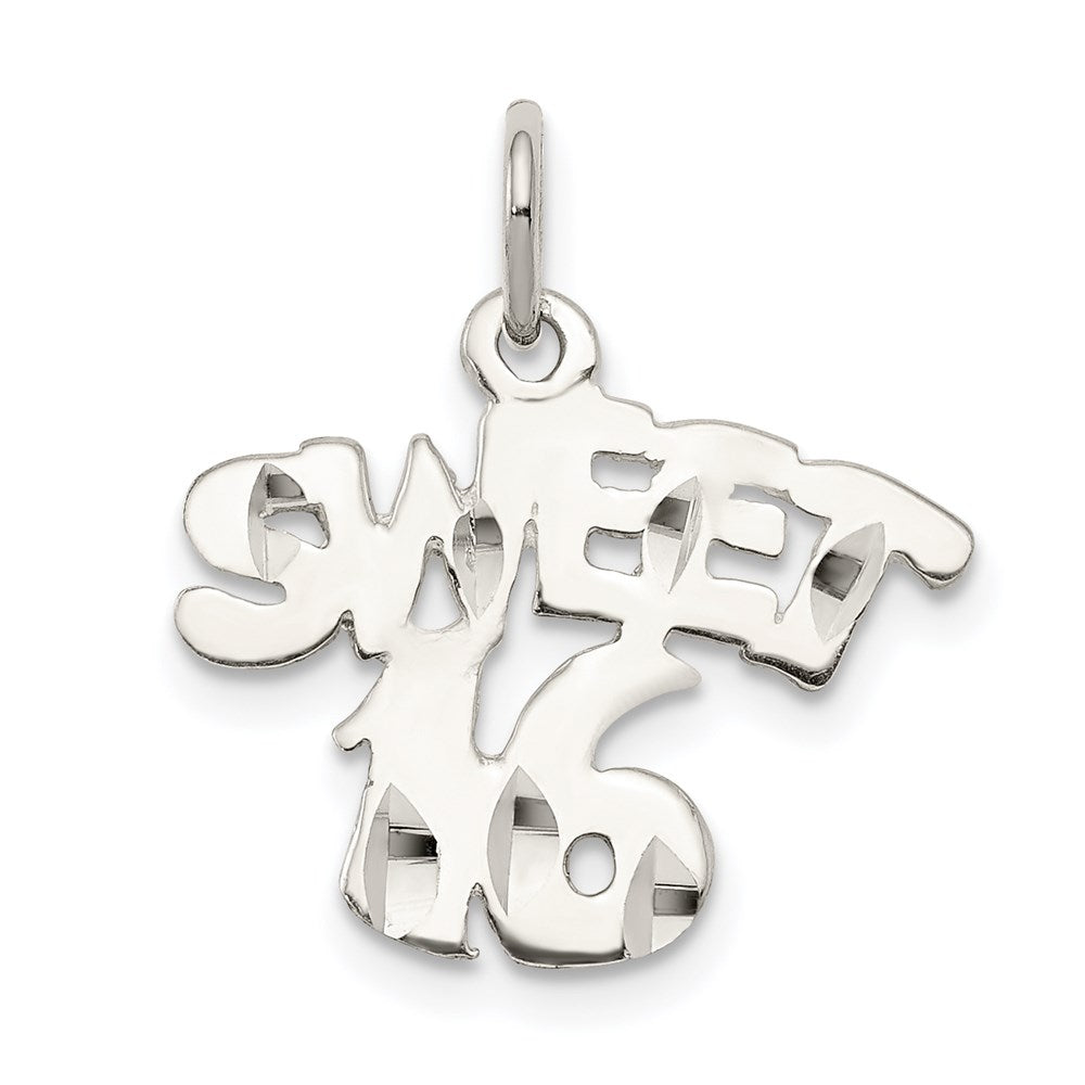 Sterlingsilber Süß 16 Charm