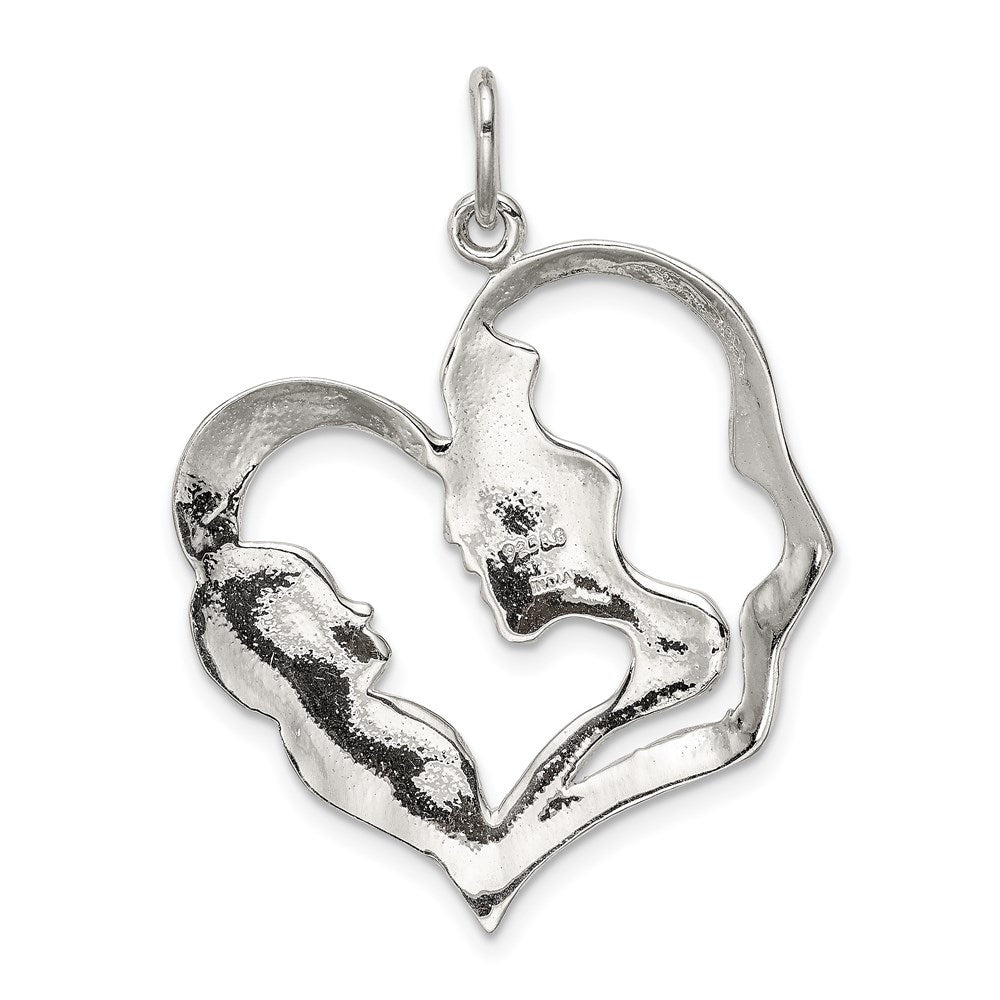 Sterlingsilber Mutter & Baby Anhänger