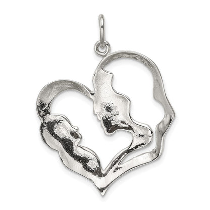 Sterlingsilber Mutter & Baby Anhänger