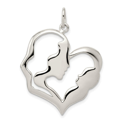Sterlingsilber Mutter & Baby Anhänger