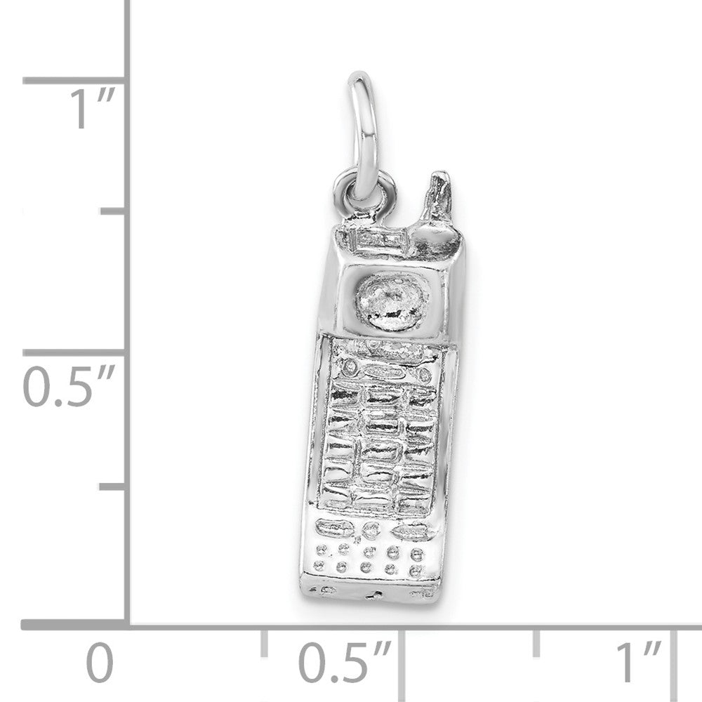 Sterlingsilber Poliert Cell Phone Charm
