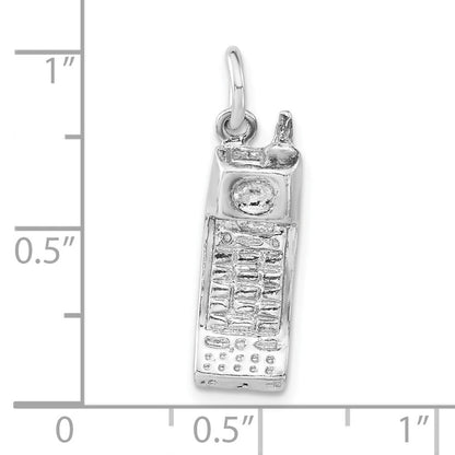 Sterlingsilber Poliert Cell Phone Charm