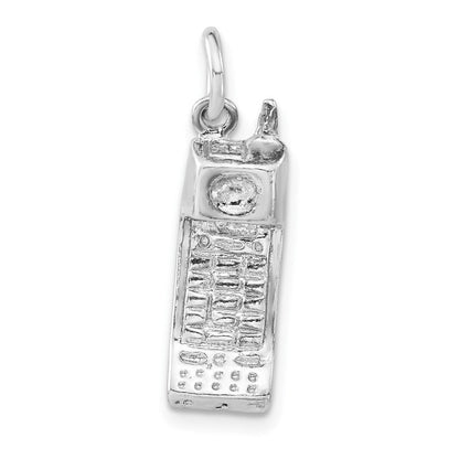 Sterlingsilber Poliert Cell Phone Charm