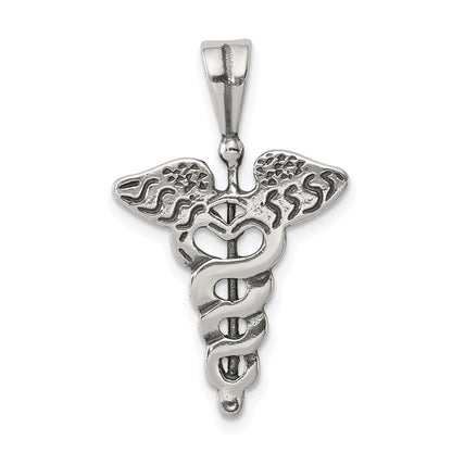 Sterlingsilber Caduceus Charm