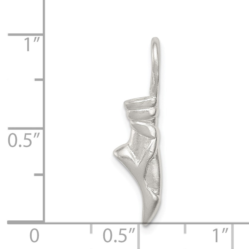 Sterlingsilber Ballett Slipper Charm