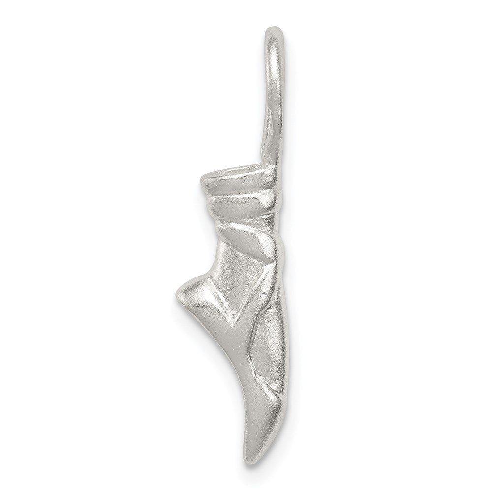 Sterlingsilber Ballett Slipper Charm
