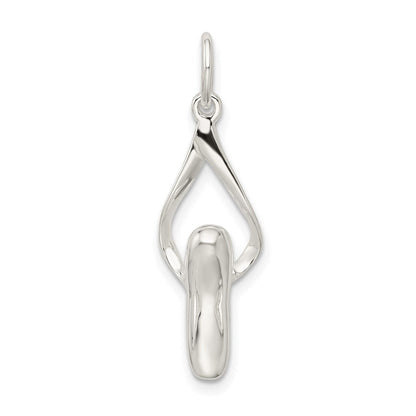 Sterlingsilber Ballett Slipper Charm