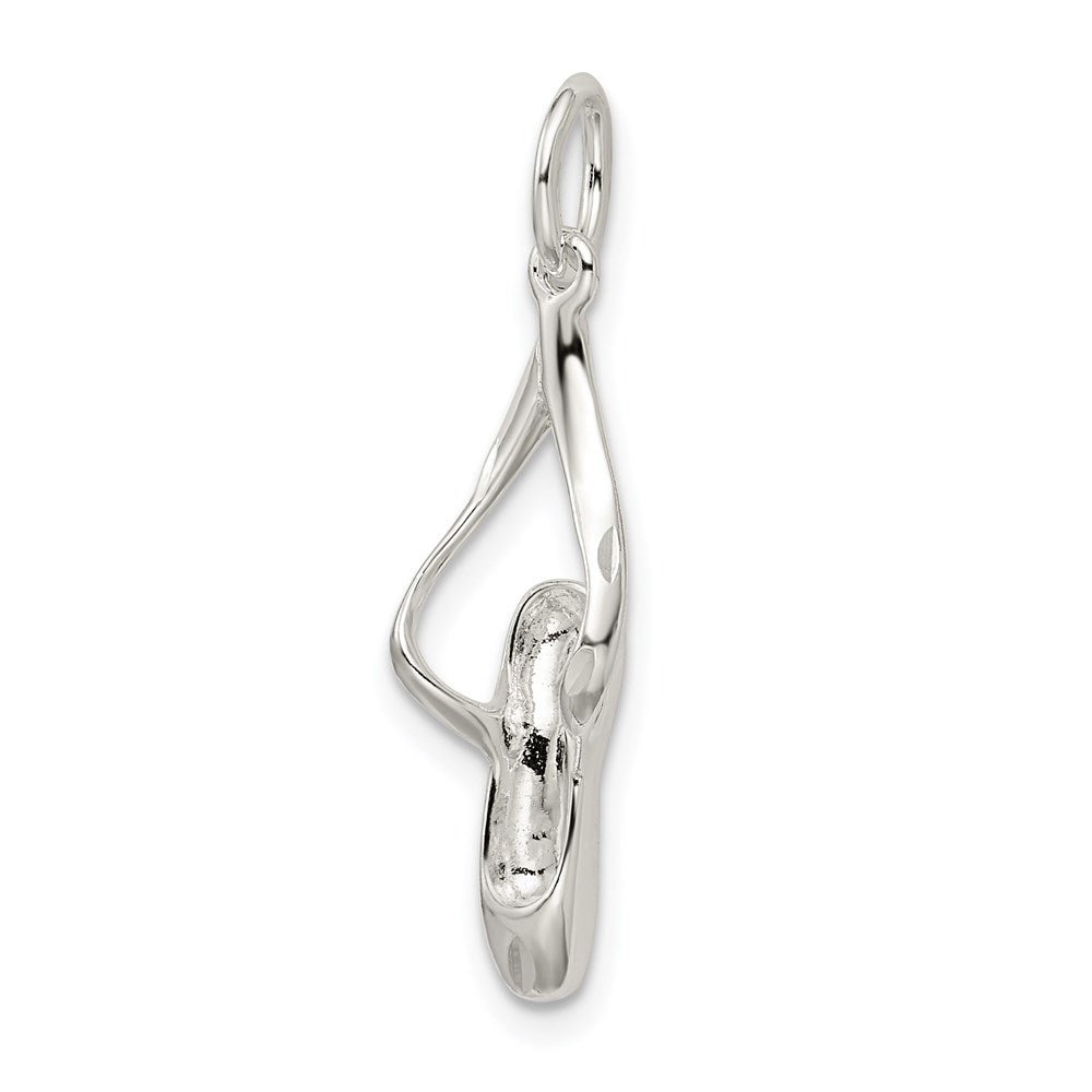 Sterlingsilber Ballett Slipper Charm