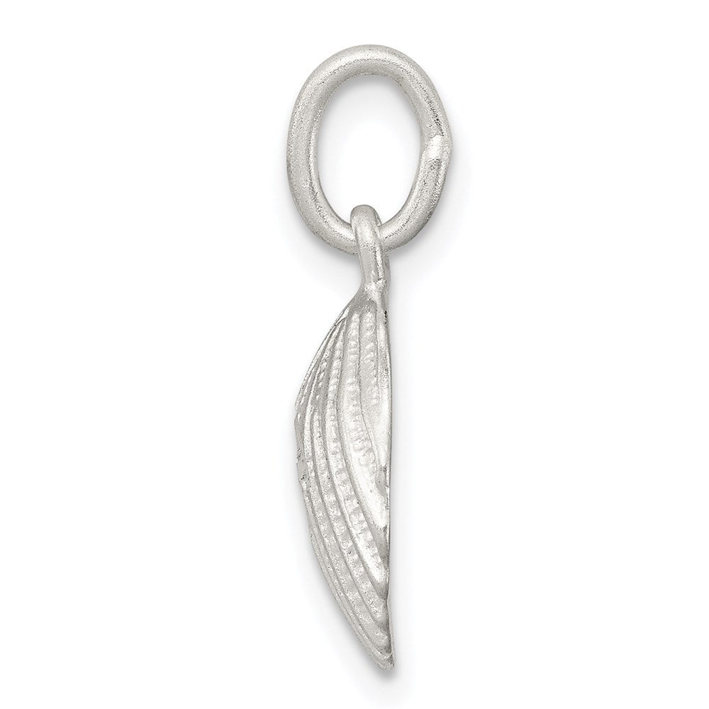 Sterlingsilber Diamantiert Muschel Charm