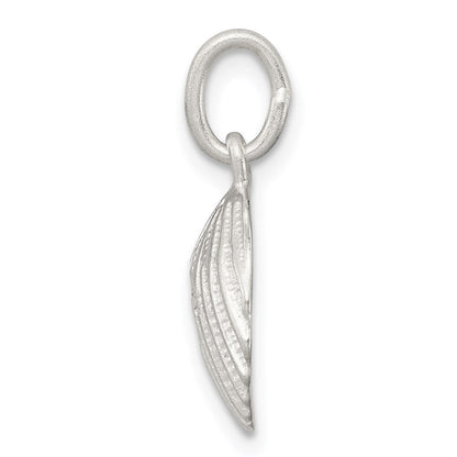 Sterlingsilber Diamantiert Muschel Charm