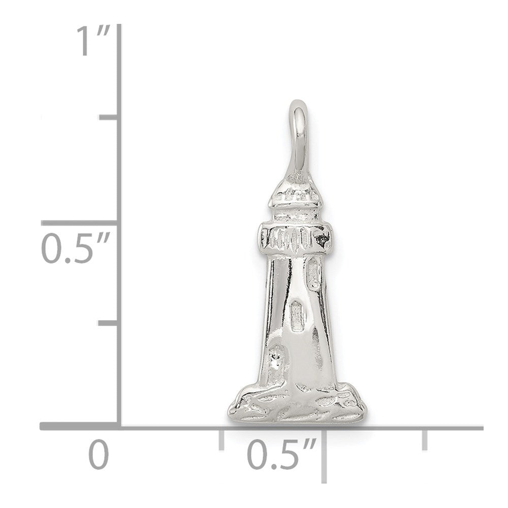 Sterlingsilber Leuchtturm Charm