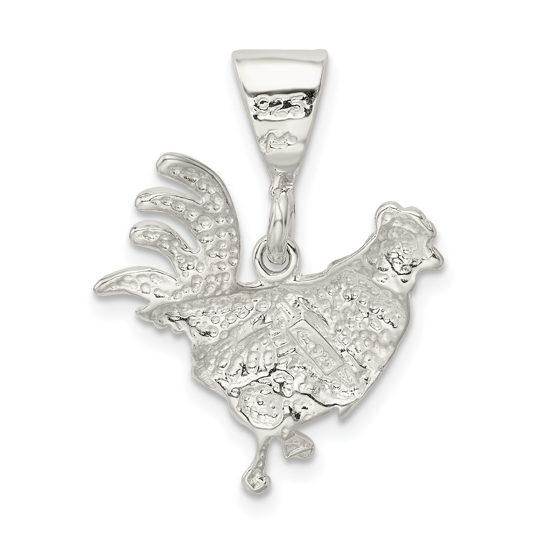 Sterlingsilber Rooster Charm