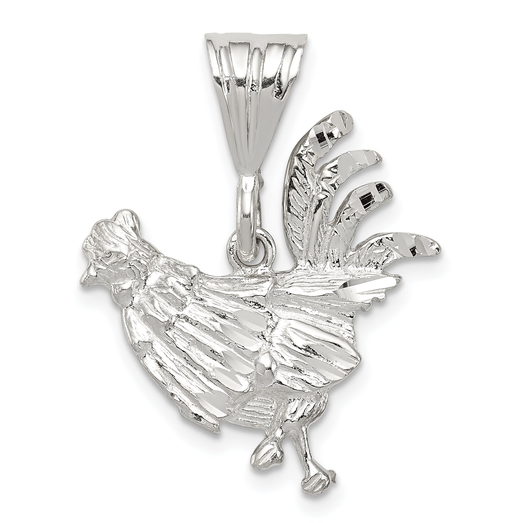Sterlingsilber Rooster Charm