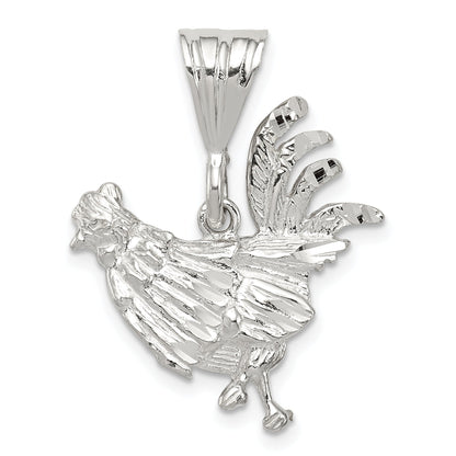 Sterlingsilber Rooster Charm