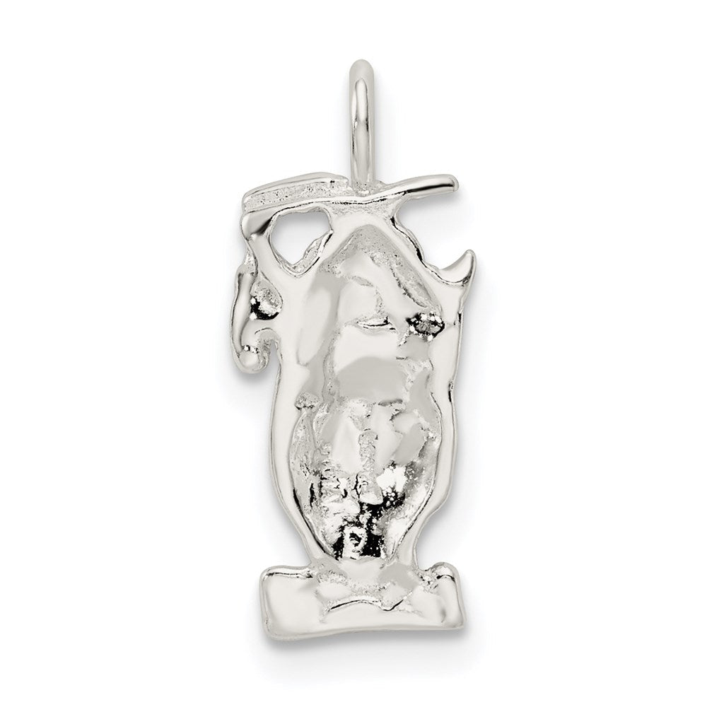 Sterlingsilber Abschluss Eule Charm