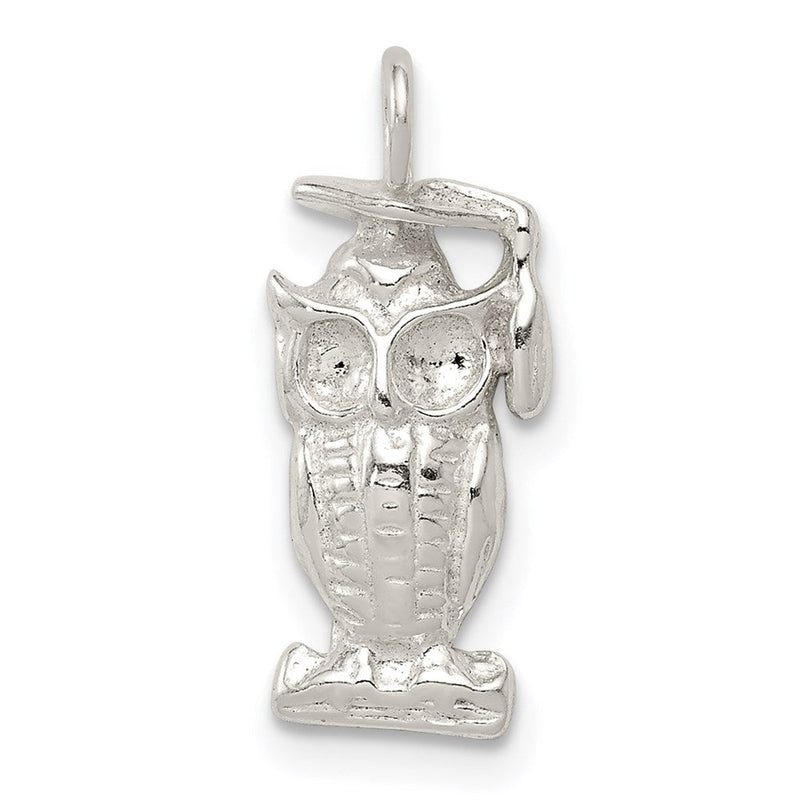 Sterlingsilber Abschluss Eule Charm