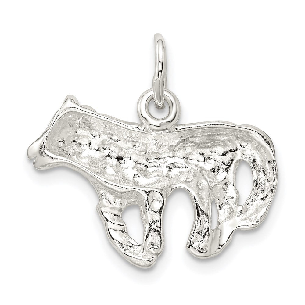 Sterlingsilber Wolf Charm